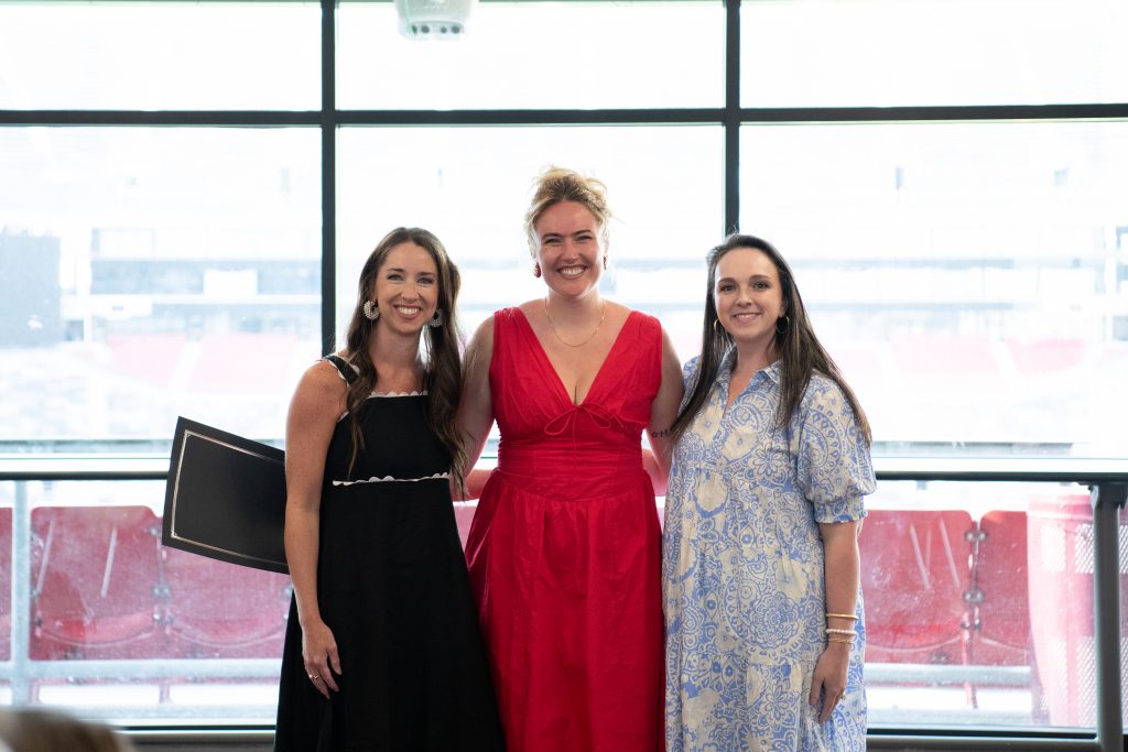 (From left): Dr. Cheree Melton, clinical associate professor in the Department of Family, Internal, and Rural Medicine, Dr. Shae Hudson (Family Medicine Obstetrics Fellow) and Dr. Savannah Giovane, clinical assistant professor in the Department of Family, Internal, and Rural Medicine. 