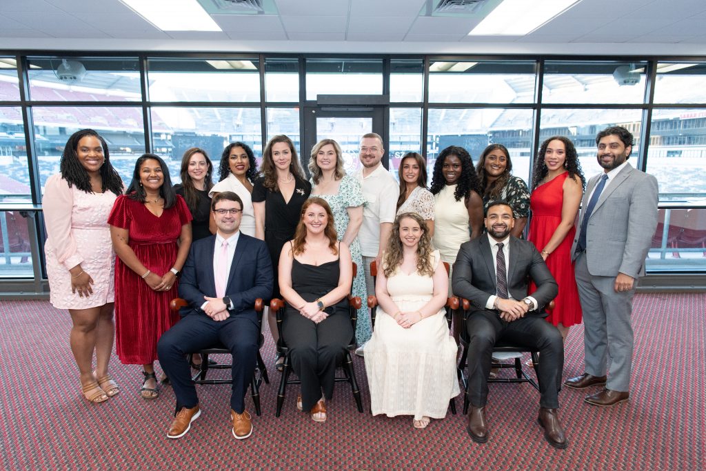 Residents and fellows honored at graduation ceremony. 